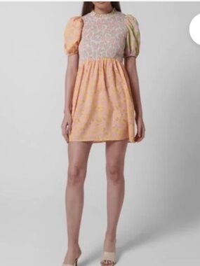 Never fully dressed Vintage mini swedish floral dress sz 2